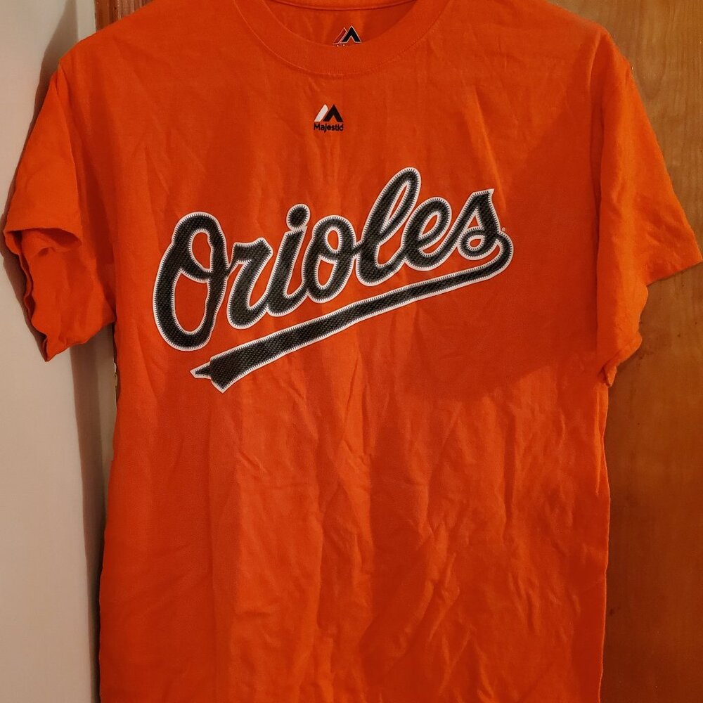 NWOT Majestic Brand Orange Orioles  #10 Jones